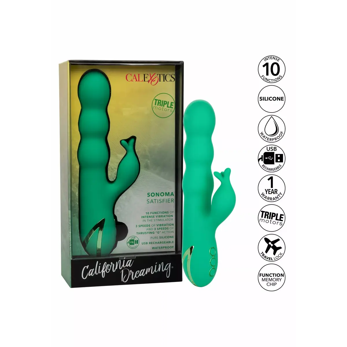 Вибратор CALEXOTICS Sonoma Satisfier Photo 4
