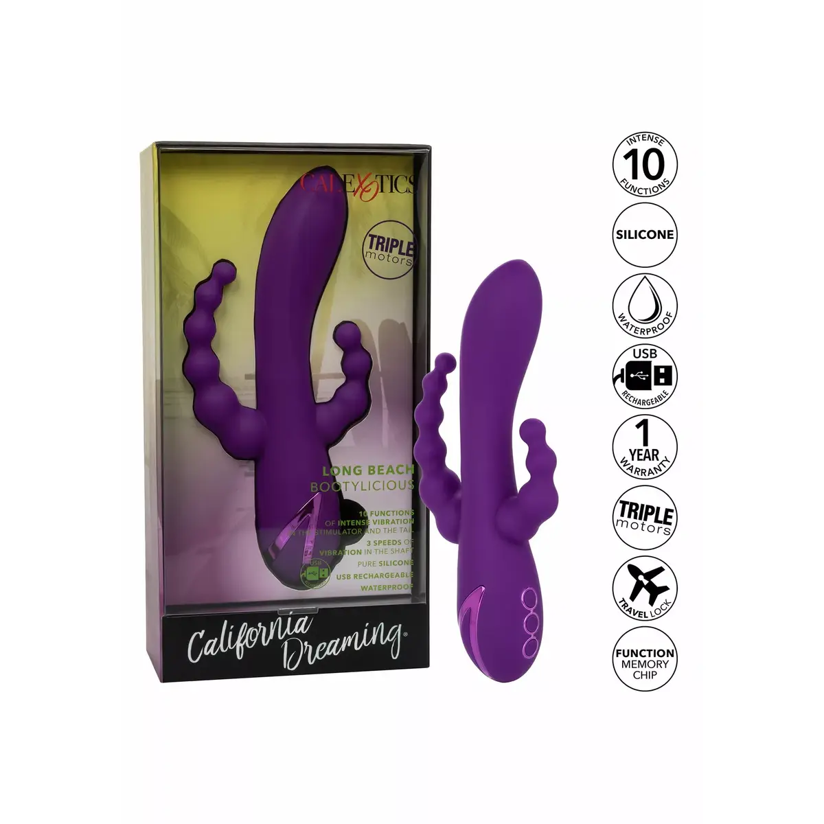 Вибратор CALEXOTICS LONG BEACH BOOTYLICIOUS Photo 4