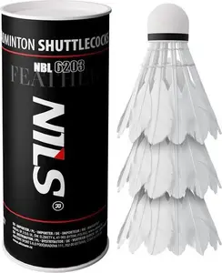Nils Extreme NBL6203 Spalvu badmintona bumbiņas 3 gabalu komplekts