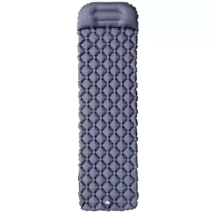 Camping sleeping pad Nils Extreme NC4006 with integrated pump, 5 cm thickness, grey
