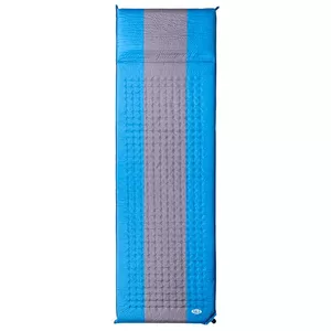 Self-Inflating Mat Nils Extreme 15-05-013 blue-grey — camping sleeping mat, compact roll-up