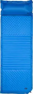Self-inflating Sleeping Mat with Pillow Nils Extreme NC4001 — 3.8 cm Thickness, Blue