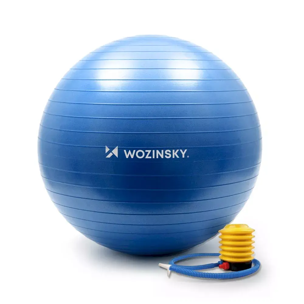 Vingrošanas bumba 65 cm Wozinsky zila Photo 4