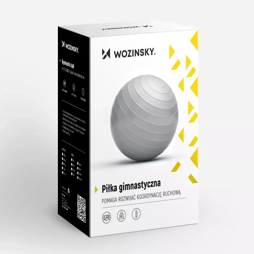 Vingrošanas bumba 65 cm Wozinsky zila Photo 5