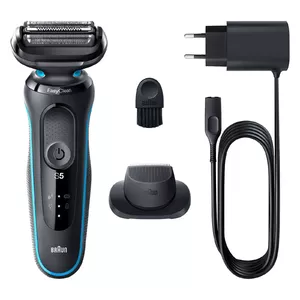 Braun Series 5 51-M1200s vīriešu skuveklis Sietiņa skuveklis Trimmeris Melns, Zils