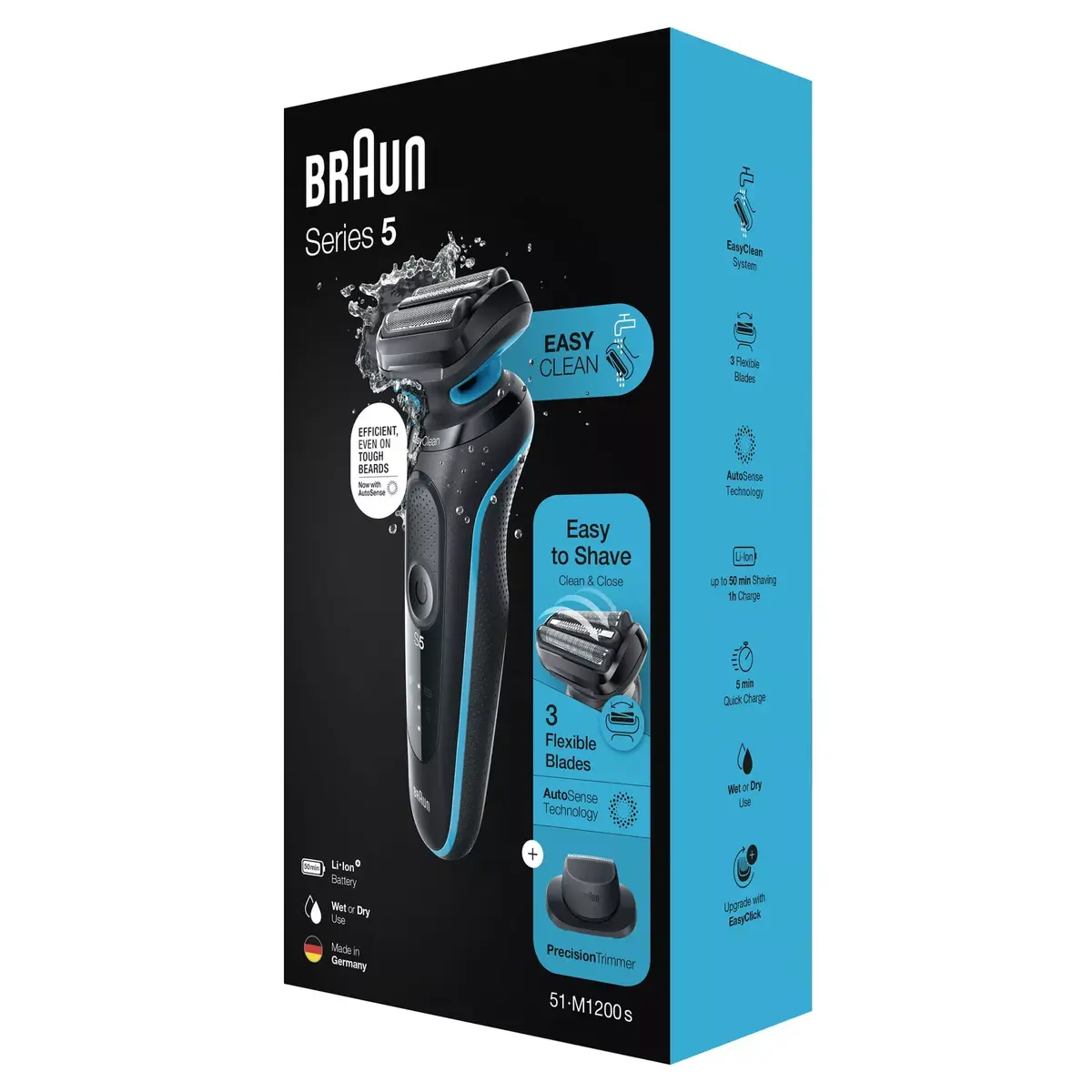 Фольгированный электробритва BRAUN Series 5 51-M1200s Photo 8