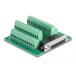 DeLOCK D-Sub HD 44 pin female к клеммной колодке для DIN-рейки 84мм x 86мм x 30мм