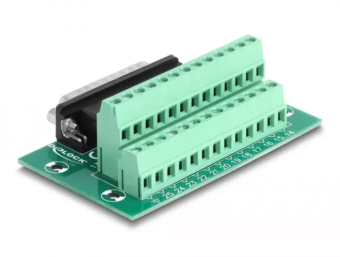 DeLOCK D-Sub 25 pin vīriešu termināla bloks 66911 Photo 2
