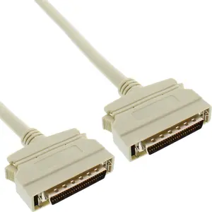 InLine SCSI II Cable 50 Pin Mini D-sub male / male 1m Beige
