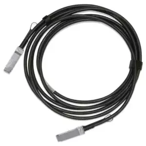 Nvidia MCP1600-E002E30 InfiniBand šķiedru optikas kabelis 2 m QSFP28 melns