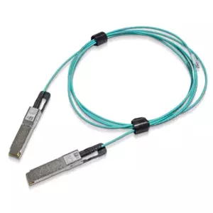 InfiniBand/optošķiedru kabelis Nvidia MFS1S00-H010E 10 m QSFP56 Zils
