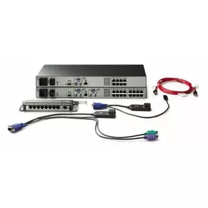 HPE KVM CAT5 0x2x16 Server Console Switch (KVM) tastatūras/video/peļu pārslēgšanas mehānisms