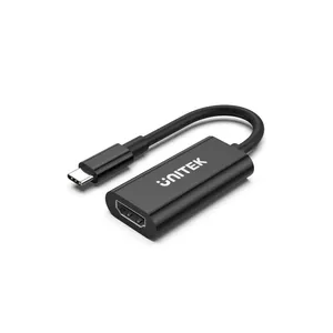 USB графический адаптер UNITEK V1421A Черный USB 2.0/3.2 Type-C