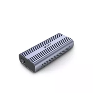 SSD enclosure Unitek SolidForce Reefer Grey — M.2 NVMe PCIe, USB‑C 10 Gbit/s, aluminium, 1 drive