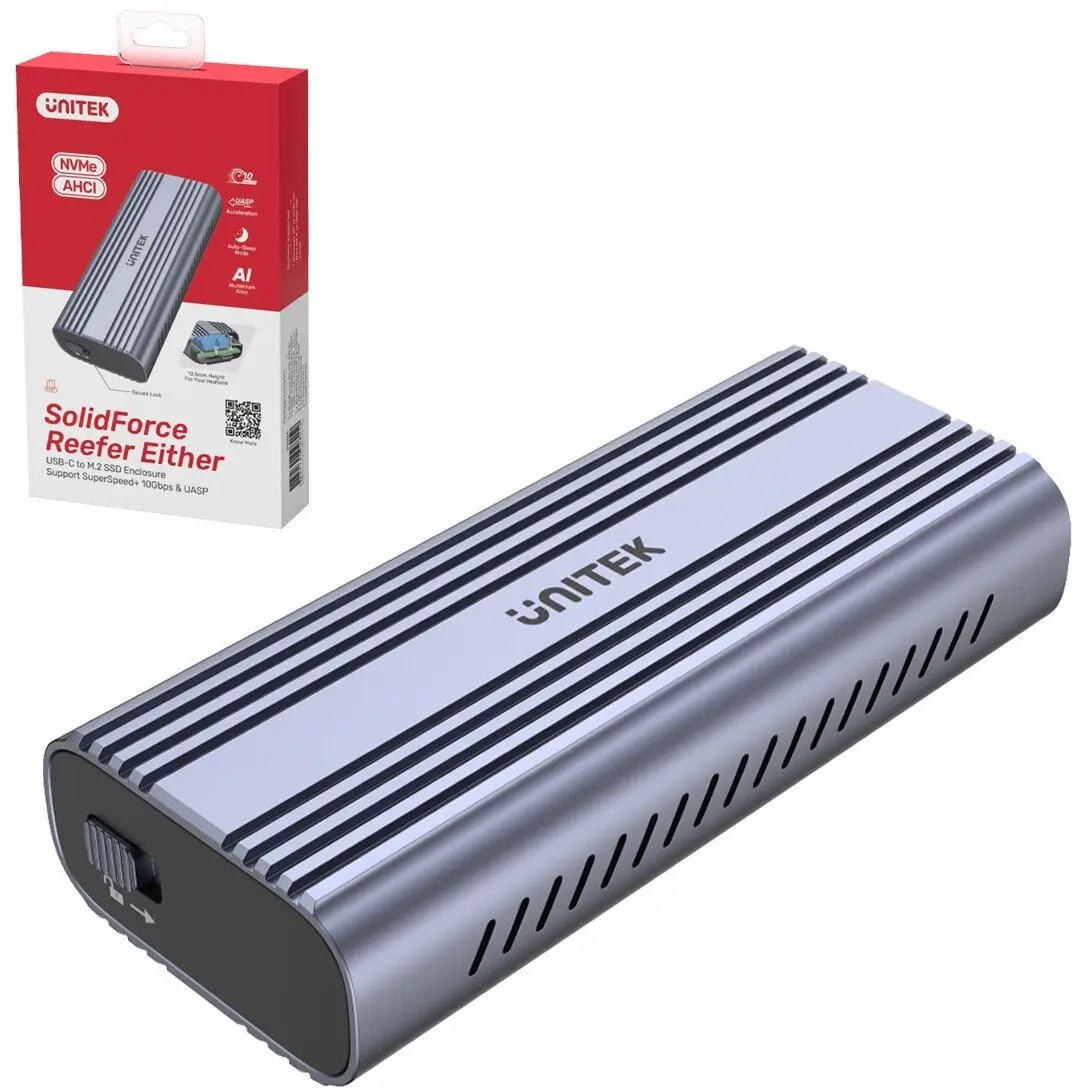 Unitek SolidForce Reefer Grey M.2 SSD korpuss Photo 4