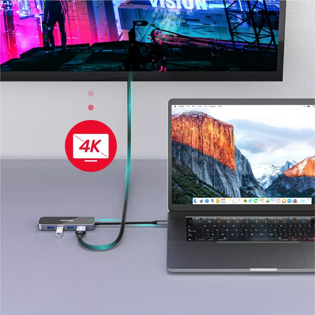Unitek uHUB H6 USB-C мультирозветвитель Photo 5