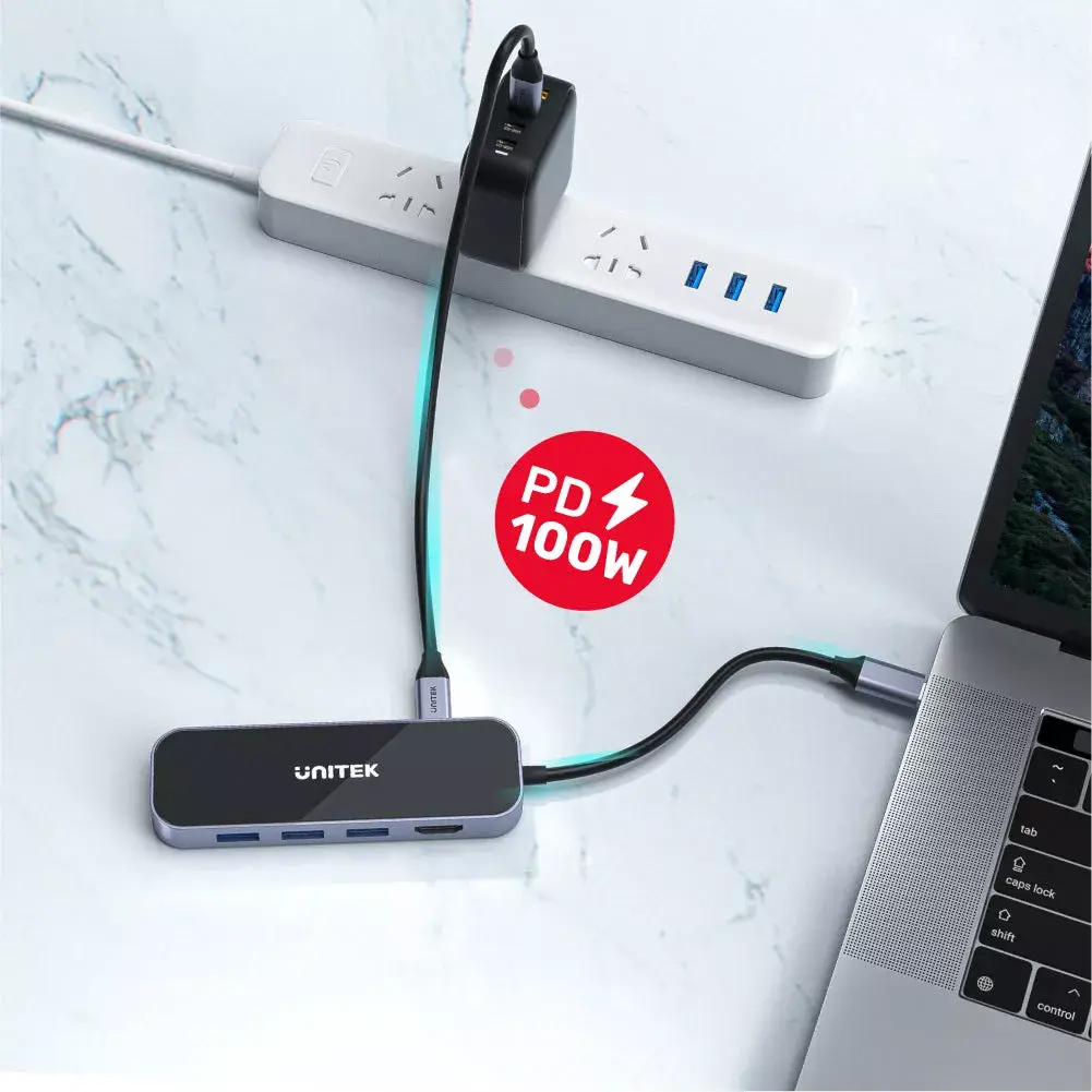 Unitek uHUB H6 USB-C мультирозветвитель Photo 6