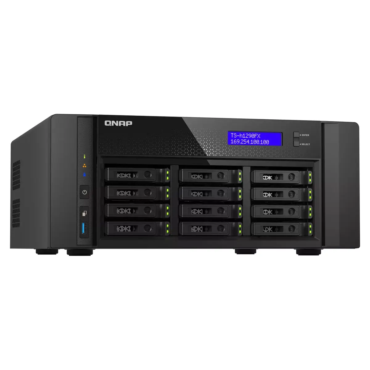QNAP TS-h1290FX NAS Tower EPYC 7302P 128ГБ Photo 2