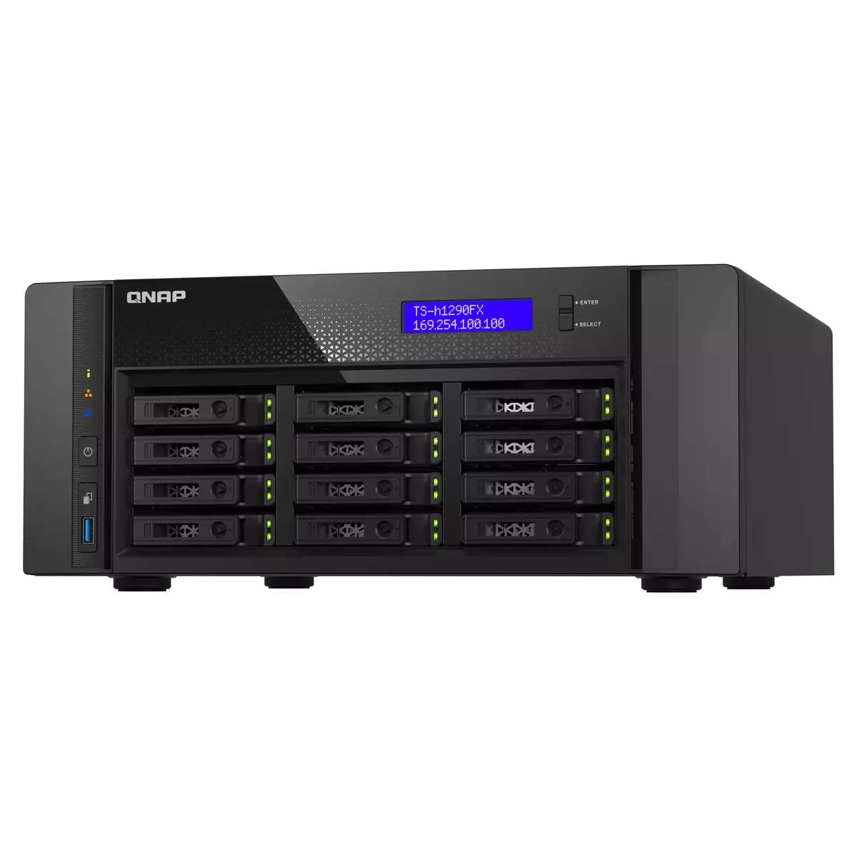 QNAP TS-h1290FX NAS Tower EPYC 7302P 128ГБ Photo 4