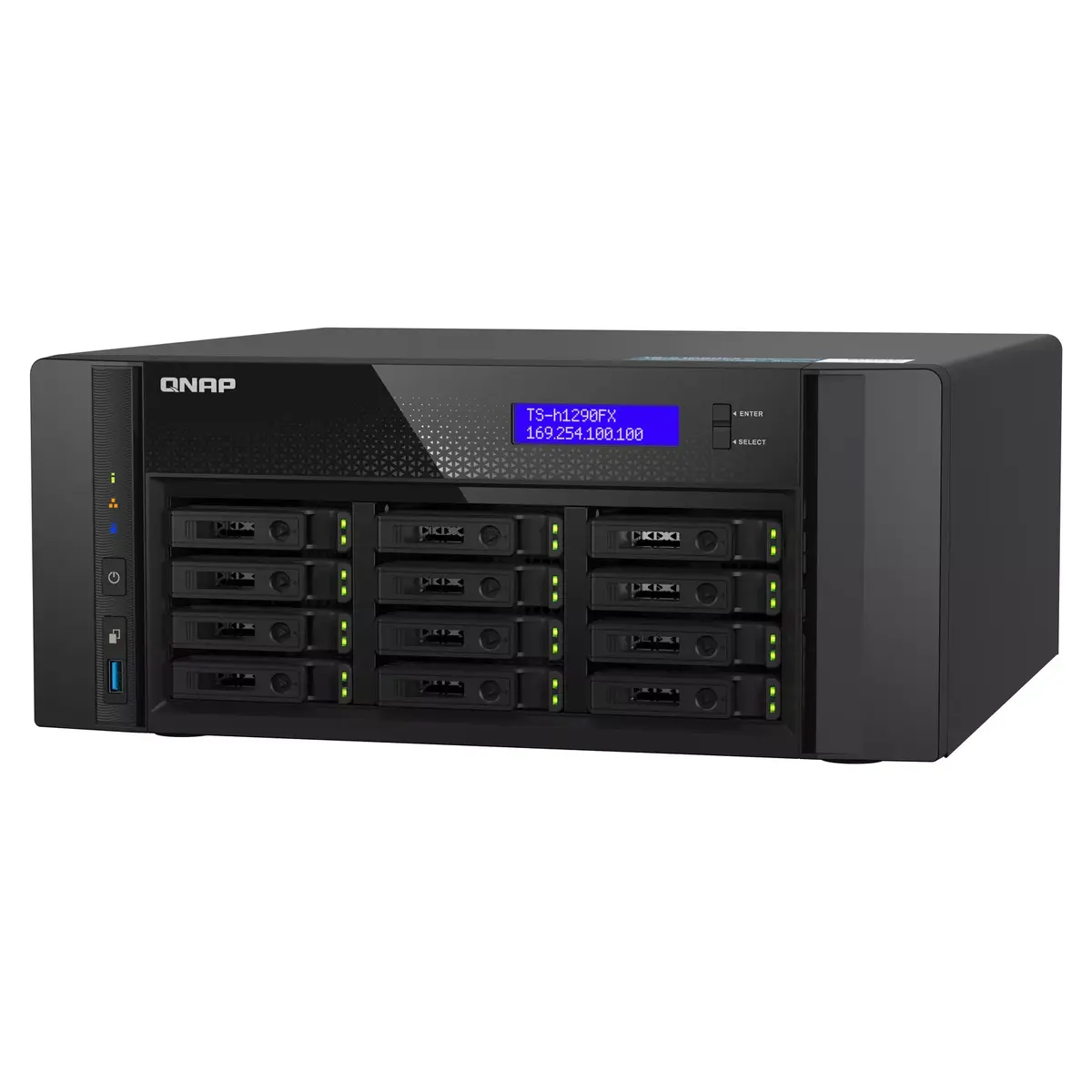 QNAP TS-h1290FX NAS Tower EPYC 7302P 128ГБ Photo 5