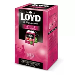 Tea Loyd Fruit Tea with Rosehips and Raspberries 20 x 2g - fruit infusion bags