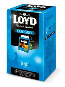 Tea bag pack Loyd Earl Grey – 20 tea bags, 1.7 g each
