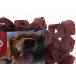 Suns kārums MACED Meat Discs ar liellopu gaļu 500 g — papildus uzkoda, 12% olbaltumvielu, 8% tauku, 20% mitruma