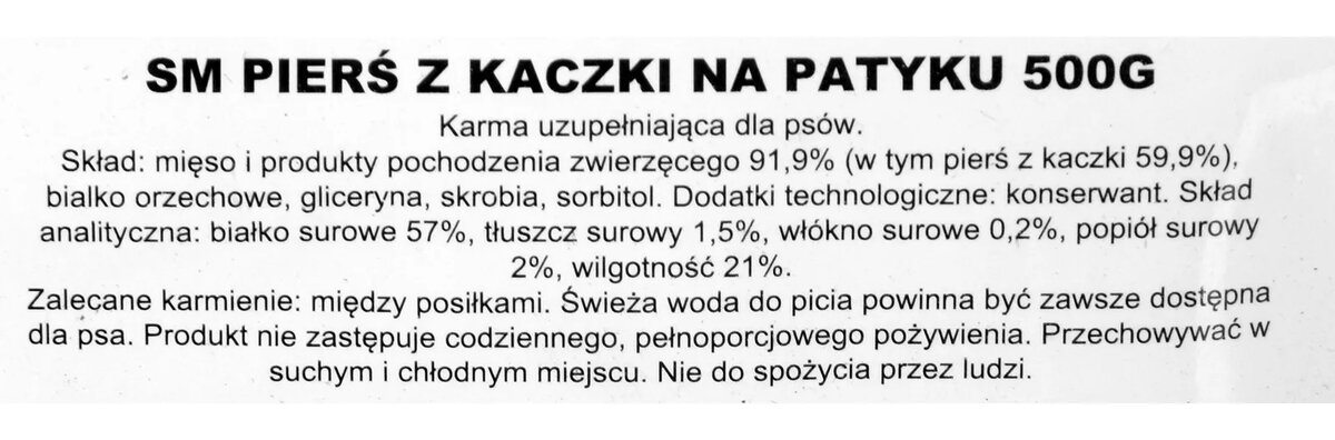 Suns gardums MACED Pierś z Kaczki