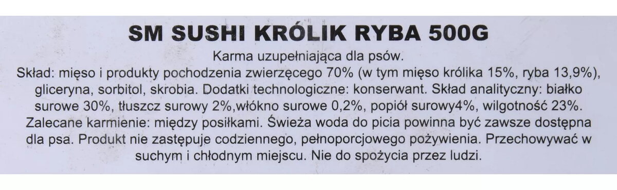 Mīkstas suņu kārumnīcas MACED Sushi ar