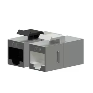 Procab CAT6 RJ45 to RJ45 Coupler, Metal Shielded Inline Adapter