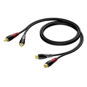 Procab RCA/Cinch kabelis 2x vīrietis — 2x vīrietis, 1,5 m