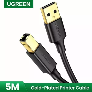 USB A to B cable UGREEN US135 5m, AM-BM, black