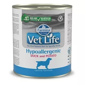 Wet dog food Farmina Vet Life Hypoallergenic Duck Potato Adult 300 g — duck, 300 g, senior, hypoallergenic