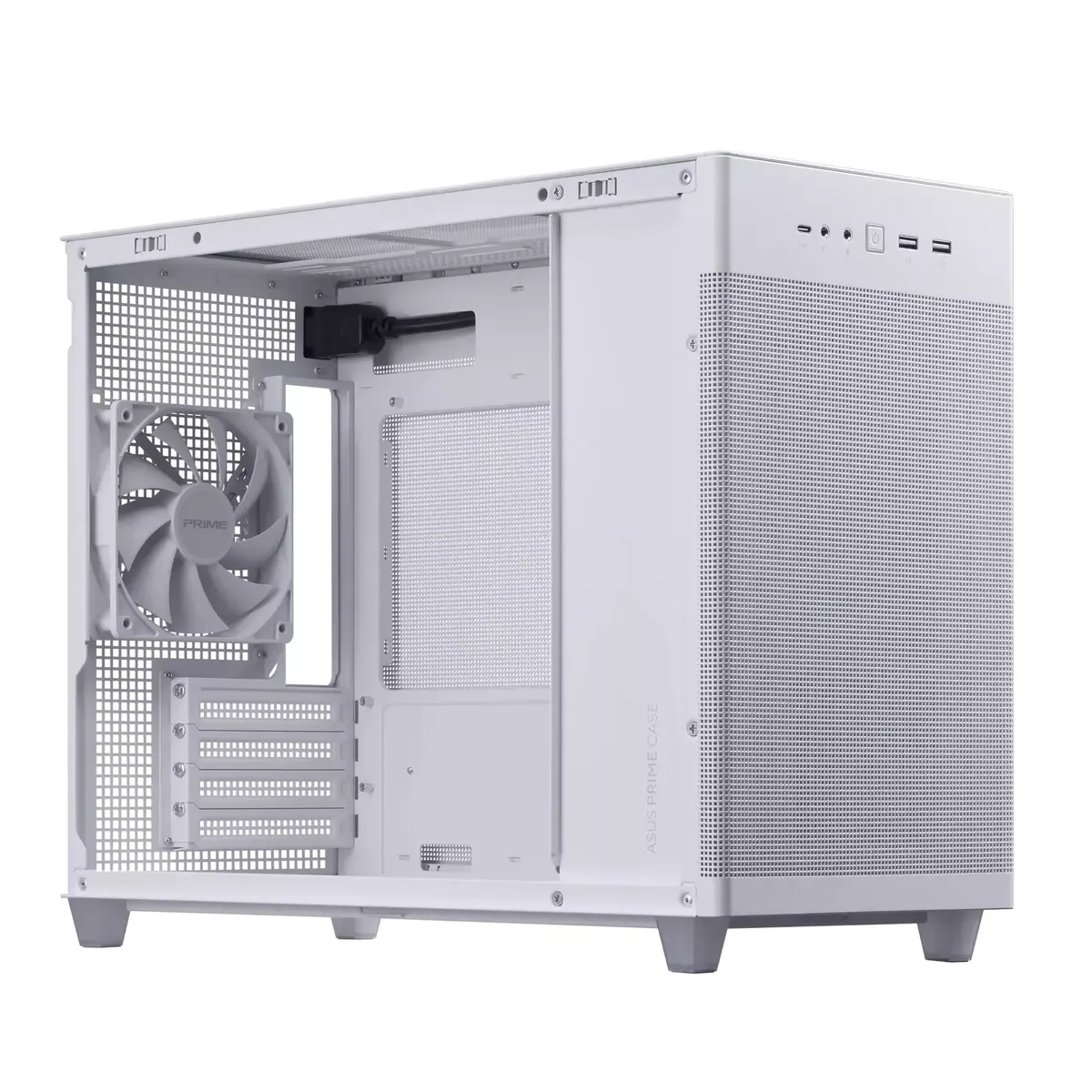 ASUS Prime AP201 MicroATX Mini Tower White Photo 6