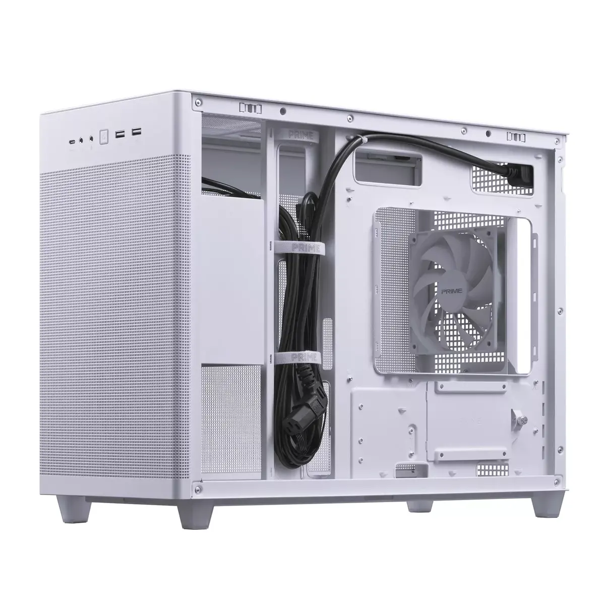 ASUS Prime AP201 MicroATX Mini Tower White Photo 9