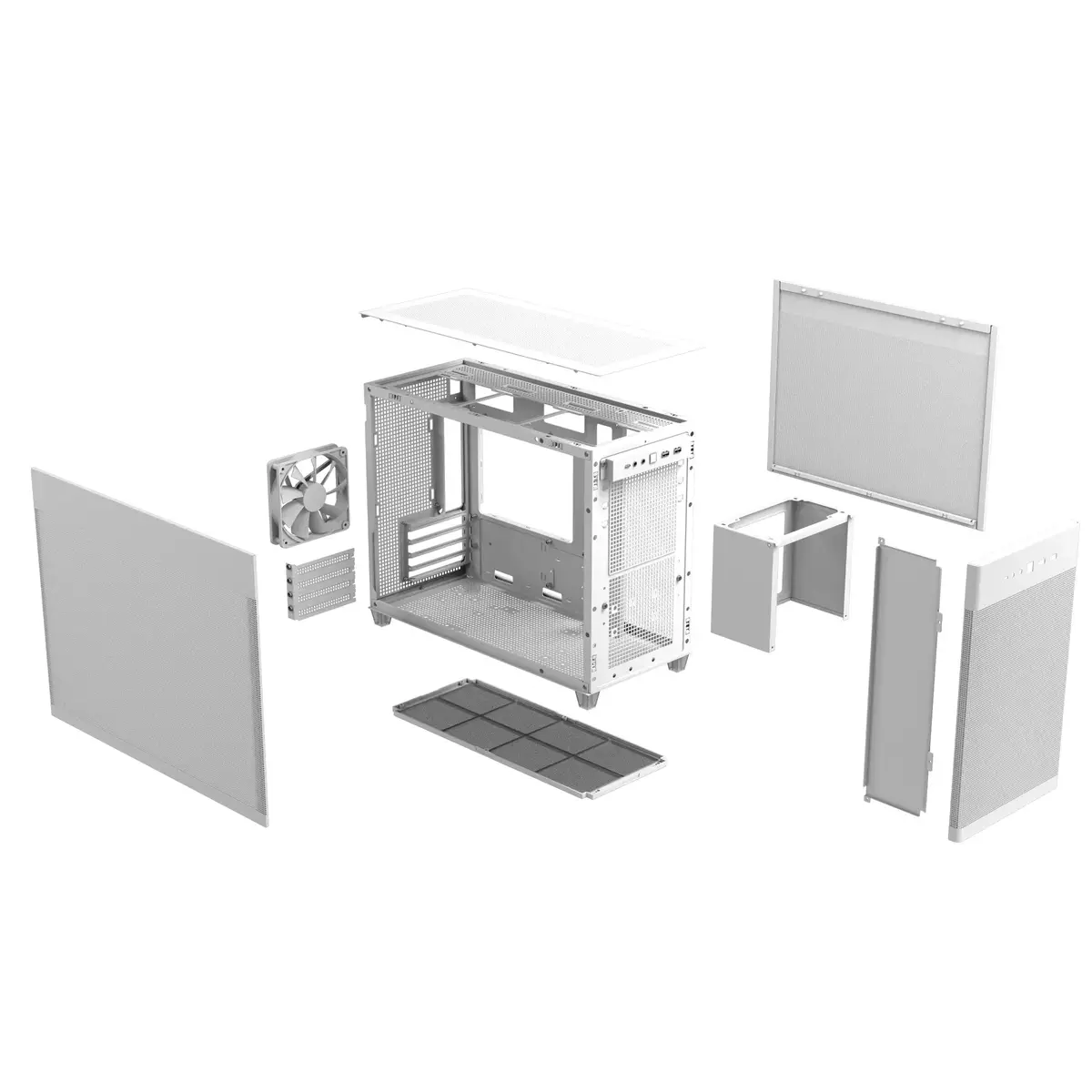 ASUS Prime AP201 MicroATX Mini Tower White Photo 10