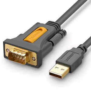 Кабель USB — DB9 UGREEN PL2303, 1,5 м, USB-A (m) — DB9 (m)