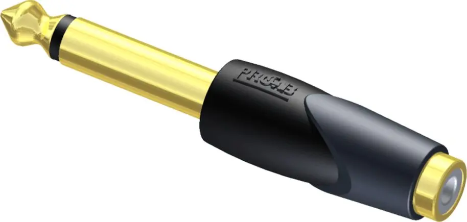 Procab 1KPCL162 RCA ligzda → 6,3 mm jack adapteris Photo 2