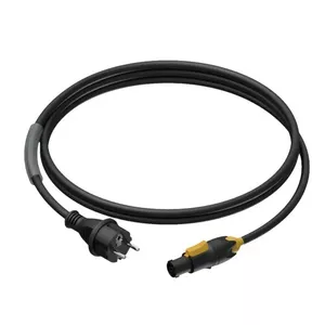 Power cable PROCAB PRP433/3 Schuko (M) powerCON TRUE1 3m Black
