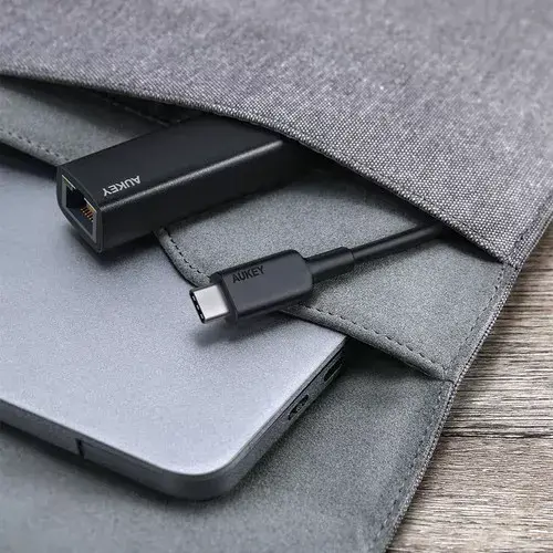 Ethernet Adapter Aukey CB-A30 USB‑C to Gigabit RJ45 Photo 3