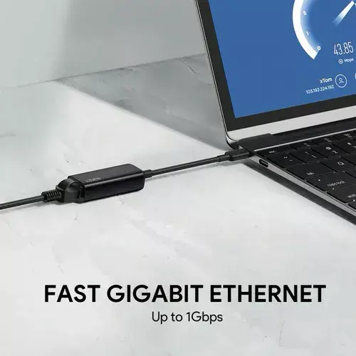 Ethernet Adapter Aukey CB-A30 USB‑C to Gigabit RJ45 Photo 7