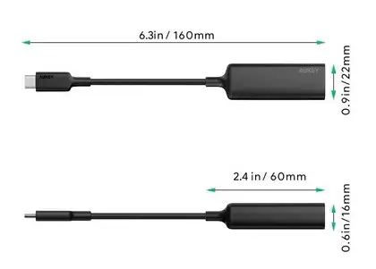 Ethernet Adapter Aukey CB-A30 USB‑C to Gigabit RJ45 Photo 8