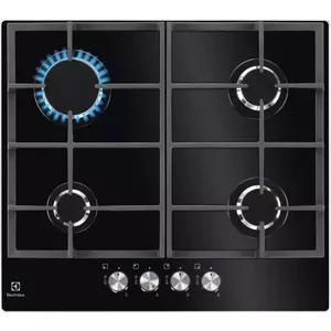 Electrolux KGG6426K Melns Iebūvēts 56 cm Gāzes 4 zone(s)