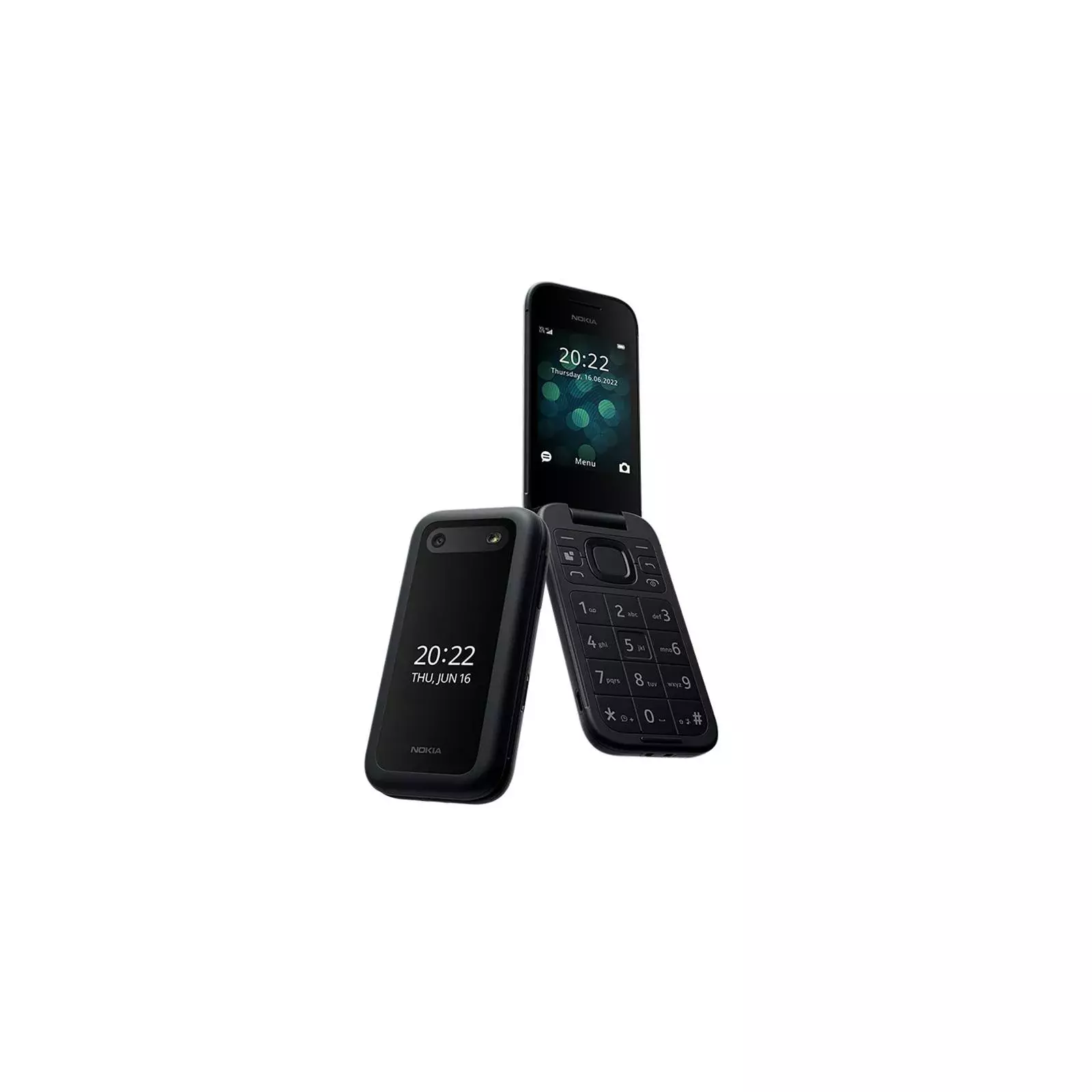 Nokia 2660 Flip, черный - 1GF011GPA1A01 | AiO.lv