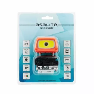Asalite 3W Headlamp + 3pcs AAA Super alkaline battery
