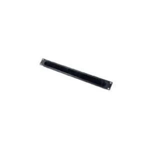 APC Horizontal Cable Organizer 1U with Brush Strip Black