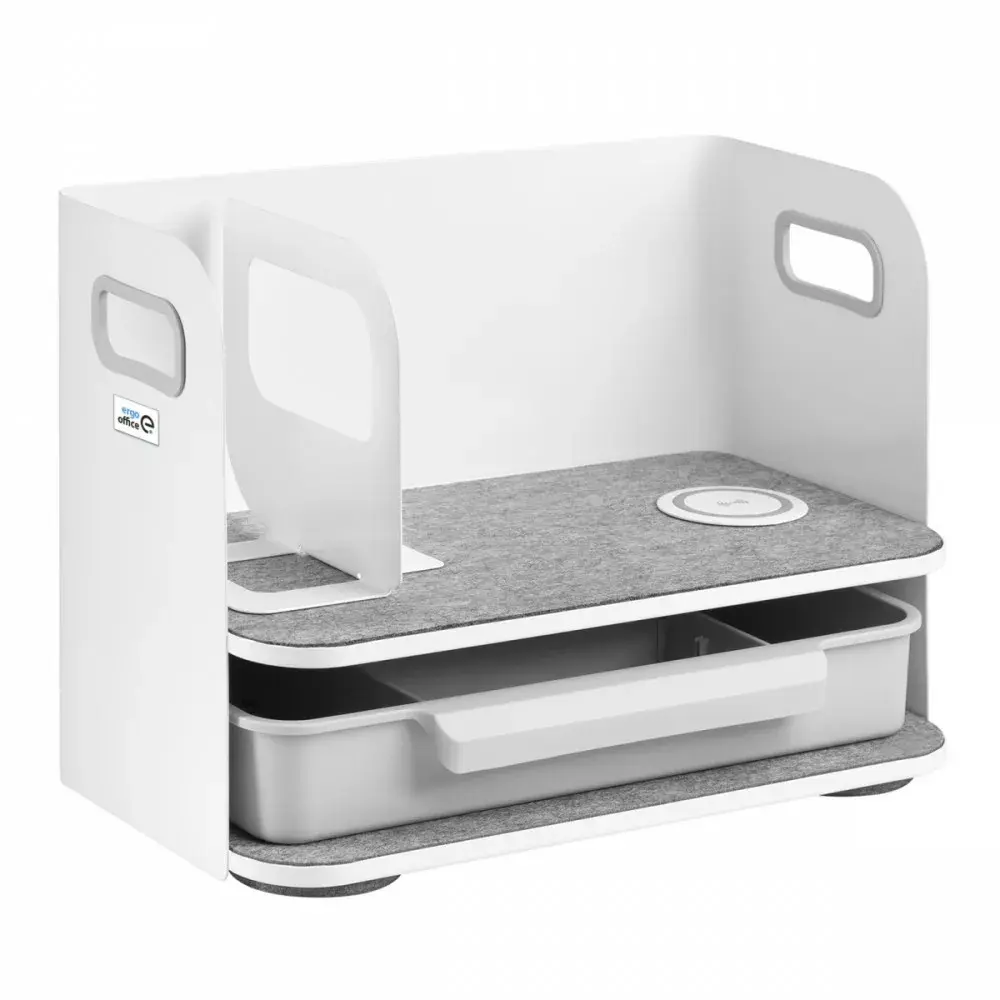 Desk organizer MACLEAN ER44 with wireless charger Photo 2