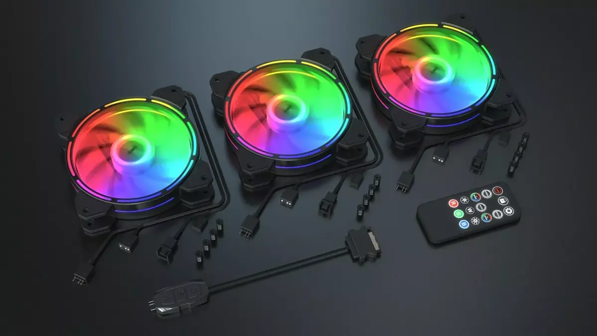 Case fan KRUX LUNAR 120 ARGB 3x120mm Photo 12