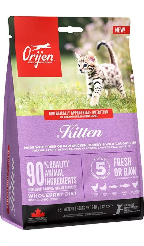 Sausais barības šķirnes kaķēniem Orijen Kitten