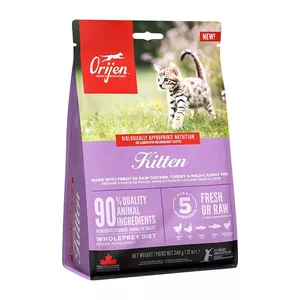 Сухой корм для котят Orijen Kitten — 340 г, высокобелковая беззерновая формула